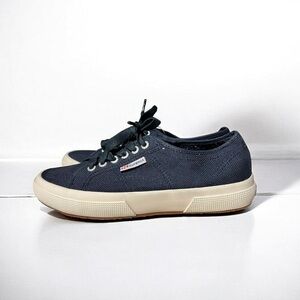 🌻NEW NWOT SUPERGA 2750 Cotu Navy Classic Sneakers | Size 39.5 or US 8.5